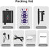 8 (3V) Delaman Solar Battery Box for LED String Lights, Outdoor String Lights Control Panel with DC Charging Remote