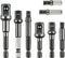 8 Pcs Drill Bit Adapter Set, Impact Grade Socket Adapter for Screwdriver, Cordless Drill