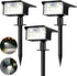 nipify Solar Spot Lights Outdoor, 3 Pack/62 LED Solar Motion Sensor Lights