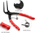 Snap Ring Pliers, 90 Degree Long Nose Heavy Duty Internal Master Cylinder Retaining Ring Pliers for Trucks,