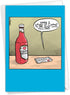 NobleWorks Funny Father's Day Card with Envelope, Humor Greeting Card for Dads, Stepdad, Grandpa - Ketchup Dad C7290FDG