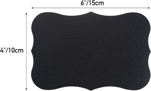 ONUPGO Large Chalkboard Labels (20 Pack), 4 x 6 Reusable Waterproof Stickers for Jars, Parties, Craft Rooms