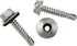 20 Pcs #10 x 1 Inch Metal Roofing Screws, Galvanized Hex Head Sheet Metal Roof Screw for Corrugated Roofing