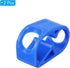 PATIKIL 2Pcs Plastic Tube Clamps, Adjustable 3/16" - 5/16" Tube OD Hose Clamp Clip for Laboratory Pinch Valve, Blue