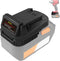 Adapter for Ridgid AEG 18V Battery to Milwaukee M18 Cordless Tools, Use for Ridgid 18V Platform Batteries