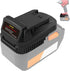 Adapter for Ridgid AEG 18V Battery to Milwaukee M18 Cordless Tools, Use for Ridgid 18V Platform Batteries