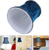 4.72X4.72X4.33In Hemobllo Fashionable Cloth Lampshade Small Size Clip-on Lamp Cover for Household Chandelier and Table