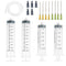 Large Dispenser, 60ml and 100ml with Dispensing Head and Caps for Lip Gloss, Paint, Glue, Measuring Liquids