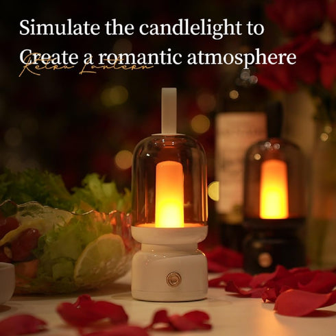 Portable Retro Table Lamp for Outdoor Indoor,LED Sleep Lamp Cute Room Decor Night Light ,Cordless USB Rechargeable Desk