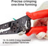 JRready Wire Accessory Tool, Electronic System Connector Application Tool, Multi-Function Precise Stripper