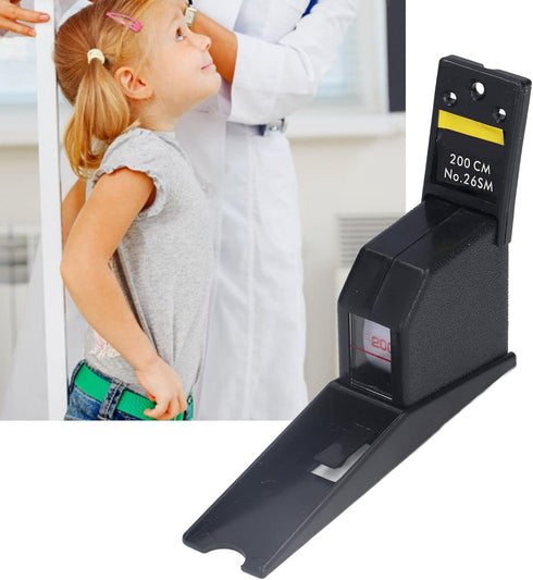 Height Measurement Device Stadiometer Wall Mounted Growth Stature Meter 2 Meter Retractable Tape Measure