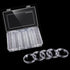 MUDOR 25 mm Coin Holder, 100 Pieces Coin Capsules with Case for Coin Collection Supplies