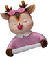 FUOYLOO Cartoon Toilet Paper Holder Roll Paper Shelf Cute Deer Decorative Tissue Rack