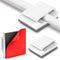 100 Pcs LED Light Strip Cable Clips - Adhesive Wall Mounting Brackets