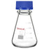 stonylab 250 ml Erlenmeyer Flask with Blue Screw Cap, Graduated Borosilicate Glass Conical Flask