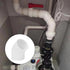 3" 45 Degree PVC Elbow Pipe Fitting Connector, Socket x Socket for Home Sewer Plumbing Water Line