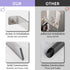 Bathroom Towel Holder Towel Bar Wall Mounted: 16'' One-Piece Rack, Hand Towel Holder for Bathroom Decor (Brushed Nickel)