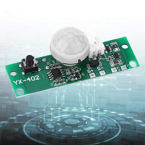 YWBL-WH 3.7V Solar Lamp Circuit Board Controller with Infrared Human Induction for Wall Light