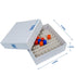 2 Inch Height 81well Freezer Boxes, Superior Cardboard Vial Storage, White, 5 Pcs/Pack