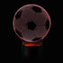 Light,3D 16 Soccer Night Illusion Football Lamp with Remote Control&Smart Touch Colors Changing for Kids Sport Lovers