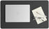 Smead Charcoal Desk Pad, Vegan Leather Mat with Non-Slip Faux Suede Backing, Perfect Desk Organizer for Office Decor
