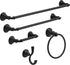 Delta Faucet 76435-BL Ashlyn Towel Hook, Matte Black