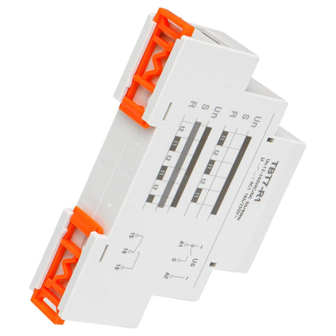 Baomain 16A SPDT Asymmetric Cycler Time Relay, Repeat Cycle Time Relay for Room Ventilation, TBT7-R1