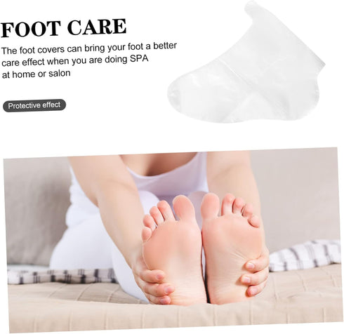 200pcs BESPORTBLE Disposable Foot Covers Non-Slip Booties for Salon Use for Spa and Foot Care and Protection