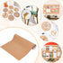 BENECREAT 2mm Thick Adhesive Cork Roll Liner, 12x24 Inch Insulation Cork Roll for Bulletin Board and Wall Decors