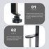 ARTSEWPLY 2 Pieces Vertical Pegboard Install Clips Pegboard Accessory Brackets for Industrial and Workbench Storage