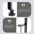 ARTSEWPLY 2 Pieces Vertical Pegboard Install Clips Pegboard Accessory Brackets for Industrial and Workbench Storage
