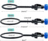 2 Set Lab Stand Support Retort Ring Set 6PCS Laboratory Clamp Ring 60mm 80mm 100mm for Laboratory Classroom