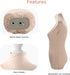 NAVADEAL Light Nude Fabric Cover for Fashion Designer Retail Boutique Store Dress Form Dummy