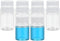PATIKIL 10 Pcs 50ml Reagent Bottles, Transparent PET Wide Mouth Round Bottles with Screw Cap for Lab Liquid Storage