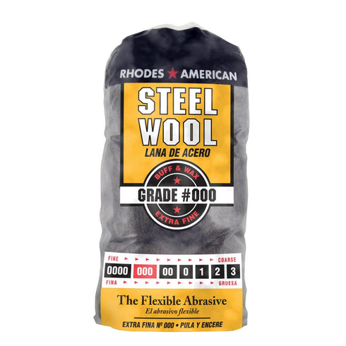 Homax Steel Wool, Extra Fine Grade #000, 12 Pads