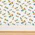 Commercial Grade Wallpaper Swatch - Xylophone Rainbow Colorful Toy Whimsical Childhood Instrument Music Small Scale