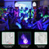 15FT 30 OMIKA LED Black Light Battery Operated, UV Black Christmas Lights String, Twinkle Fairy Lights with Remote