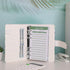 A6 8pcs Envelopes,12pcs 24 SKYDUE Budget Binder, Money Organizer for Cash with Zipper Expense Budget Sheets & Rose Gold