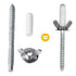 Bueyfolt 25 Packs 1/4"-20 2-1/4" x Hurricane Anchor Kit, Hardware Installation for Fixing Shutter Panels, Storm Panels