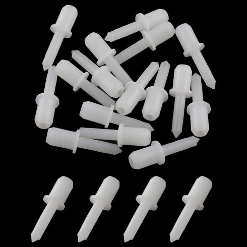 ZZLZX 20PCS Standard Nylon Shutter Pins Shutter Louver Repair Pins Non-Retractable