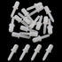 ZZLZX 20PCS Standard Nylon Shutter Pins Shutter Louver Repair Pins Non-Retractable