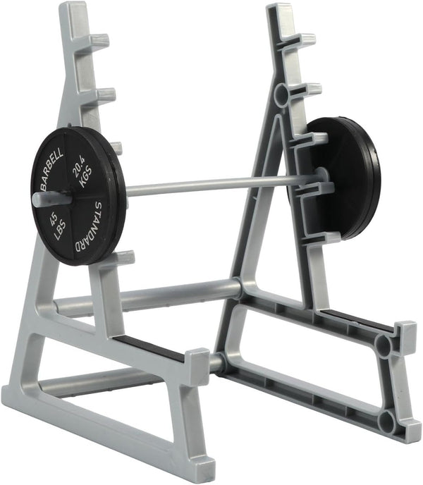 FuGuiHui Squat Rack Pen Holder, Mini Barbell Rack Pen Holder, Gym Theme Decorations