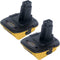 2-Packs DCA1820 18V to 20V Battery Adapter for Dewalt 20V MAX Lithium Battery, Replace for Dewalt 18Volts Tools
