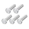 Hex Bolts (M8-1.25x30mm) 5Pcs, Fully Threaded Coarse Hex Head Screw Bolt Machine Screws - 316 Stainless Steel, Silver