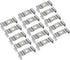 uxcell T8 Clips Bracket Hanger for Integrated Tube Light Fixture, Nickel-plated Manganese Steel, Pack of 15