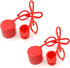 3/8" Skid Steer Bobcat Flat Face Hydraulic Coupler Dust Cap and Plug, Ceker Rubber Covers