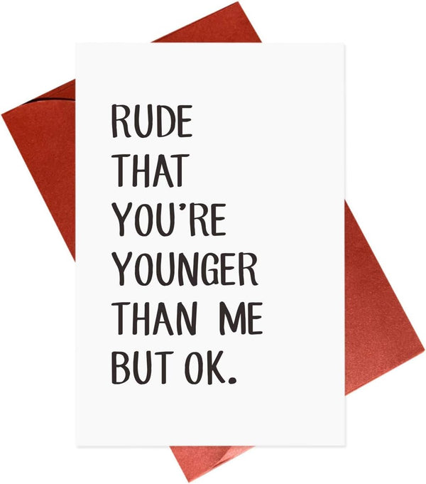 Gonzey Funny Birthday Card, Sarcastic Best Friend Birthday Gift for Daughter, Girlfriend, Boyfriend
