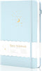 CAGIE Lined Journal Notebook for Work, 196 Pages, Medium 5.7" x 8.3", Hardcover with Pen Loop, Sky Blue