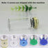 10 Pcs 10ml Glass Bottle,Sterile Transparent Vial,Seals Empty Vials, Lab Sample Vial, Empty Vials with Self Healing Injection Port,With Flip Off Aluminum Cap (10) A Packaging by DIELLY