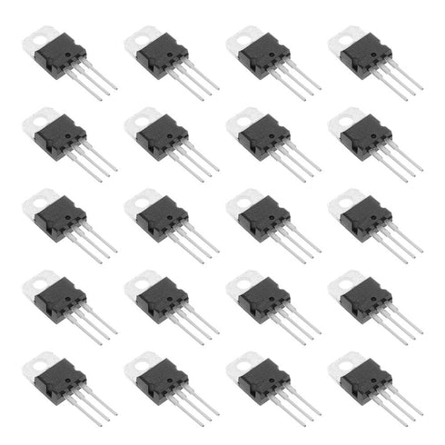20pcs TIP120 TO-220 NPN Darlington Bipolar Power Transistor, 5A 60V HFE:1000 (3-Pin)